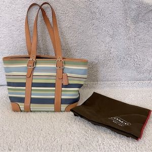 Coach Tote Bag with Duster